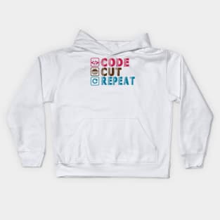 Code | Cut | Repeat Kids Hoodie